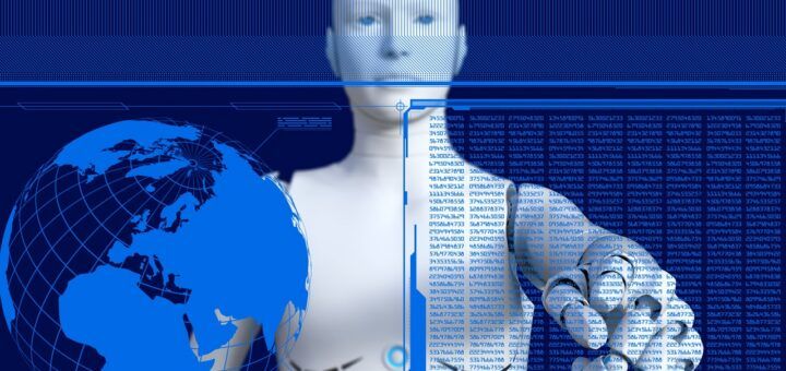 robot, cyborg, futuristic, android, cybernetics, intelligence, blue robot, robot, robot, robot, robot, robot